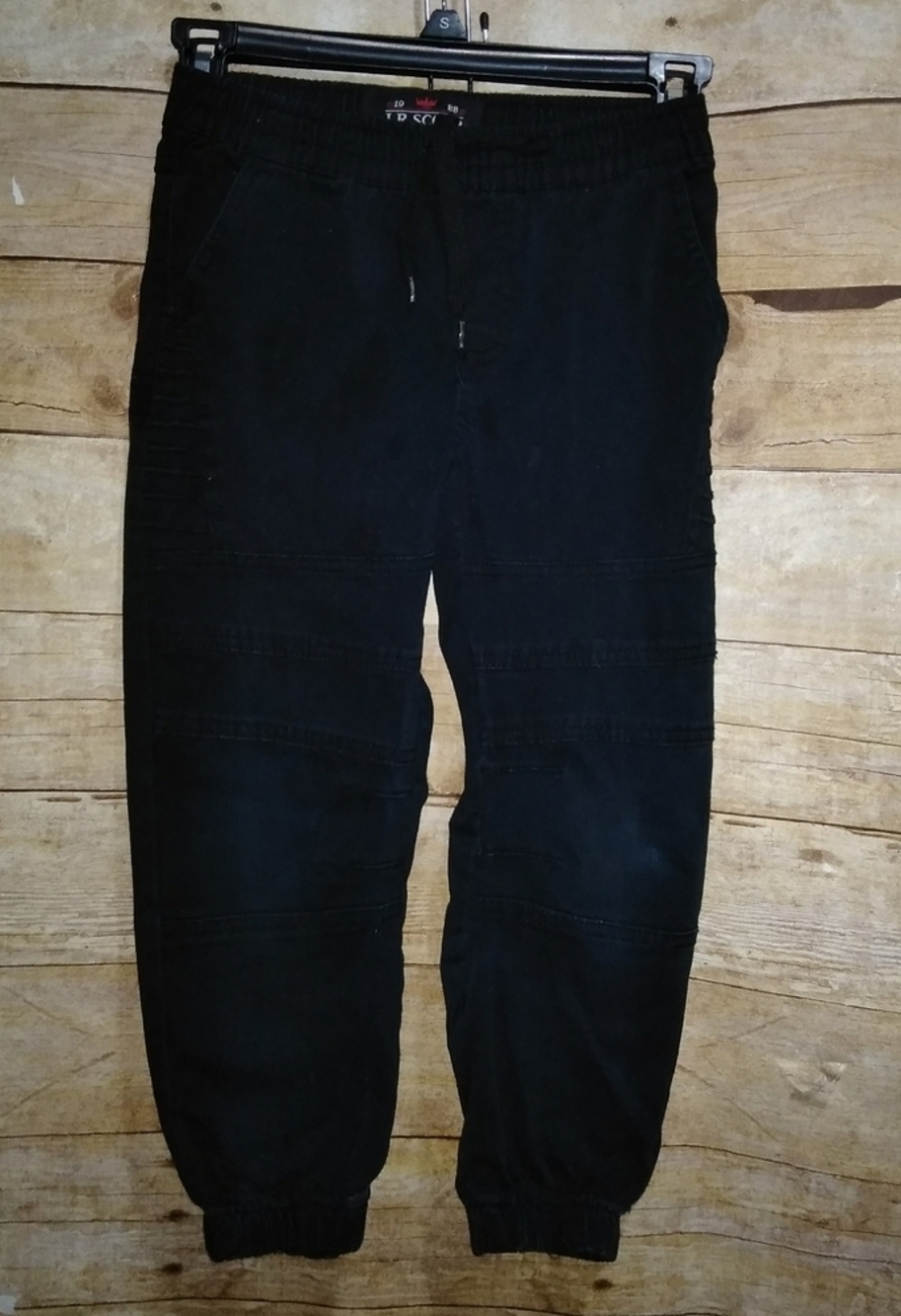 Scoop boys twill black joggers